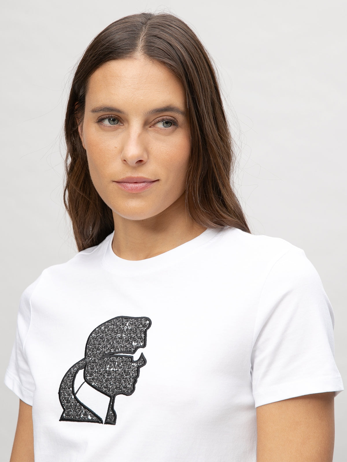 Camiseta Blanca Mujer Karl Lagerfeld