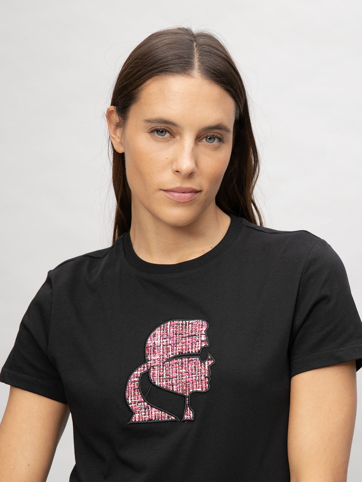 Camiseta Negra Mujer Karl Lagerfeld