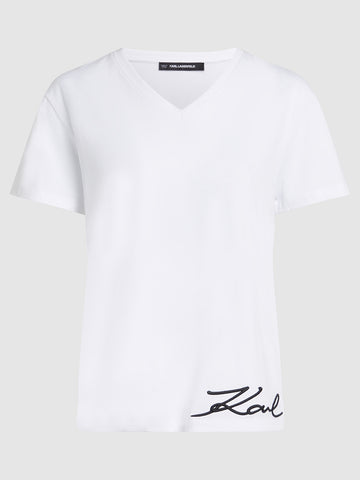 Camiseta Blanca Mujer Karl Lagerfeld