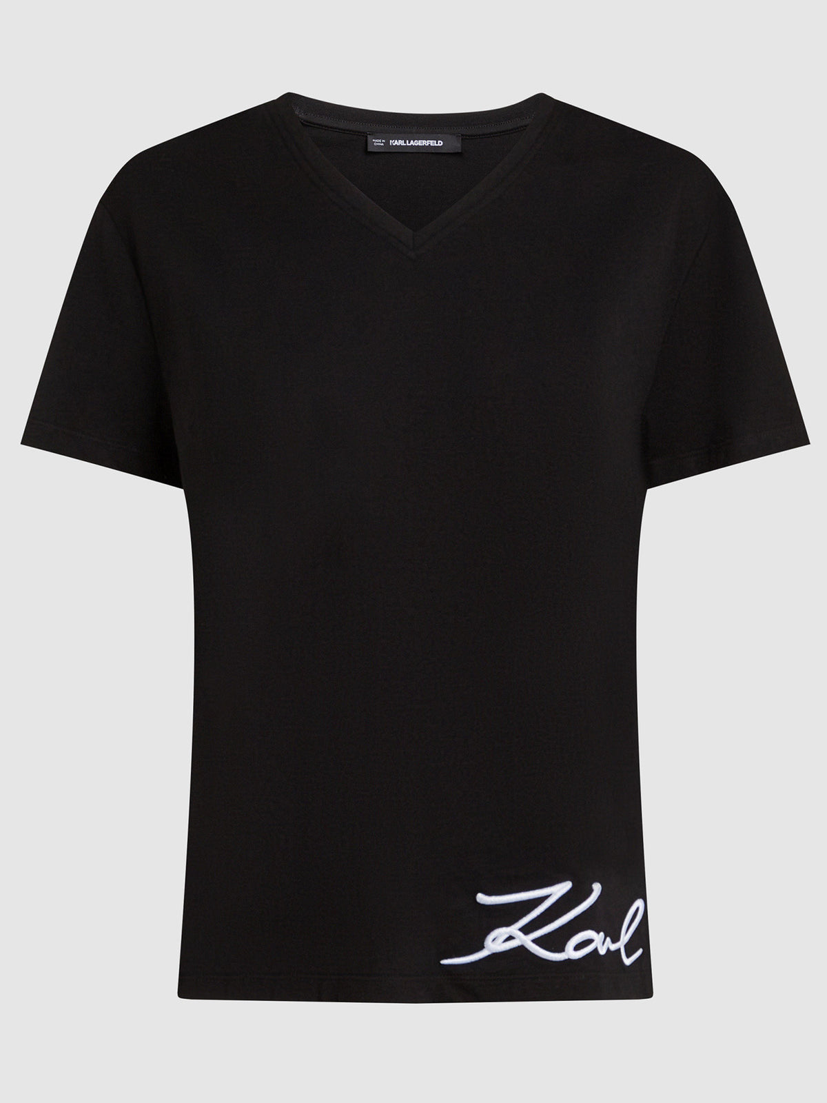 Camiseta Negra Mujer Karl Lagerfeld