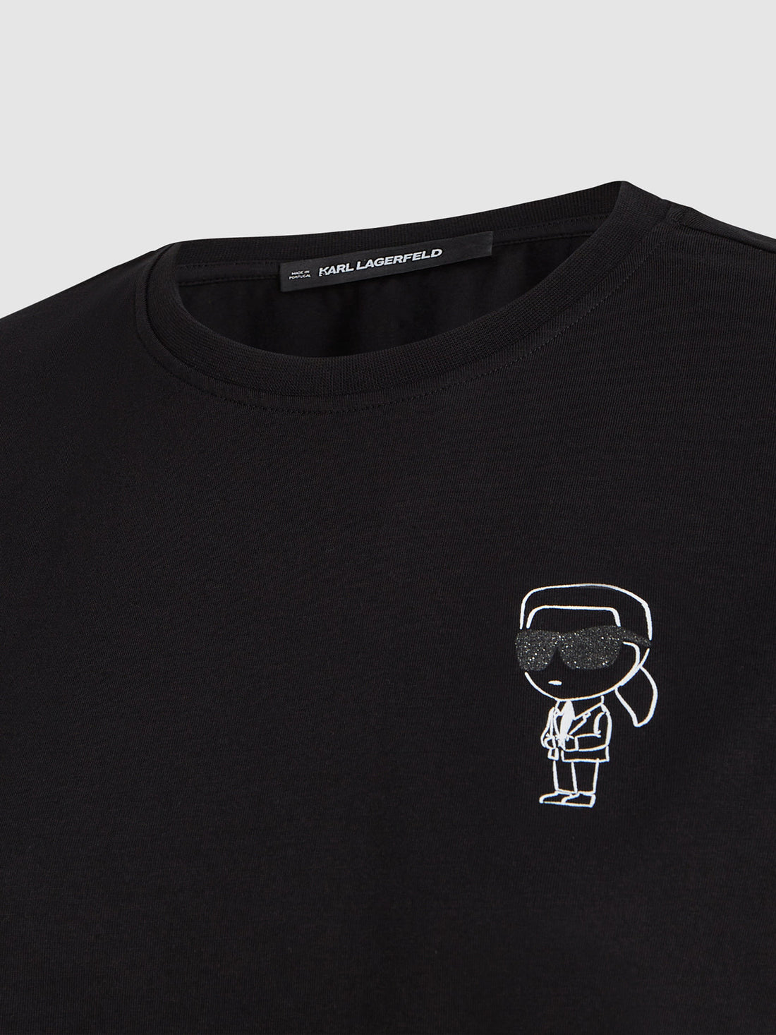 Camiseta Negra Mujer Karl Lagerfeld