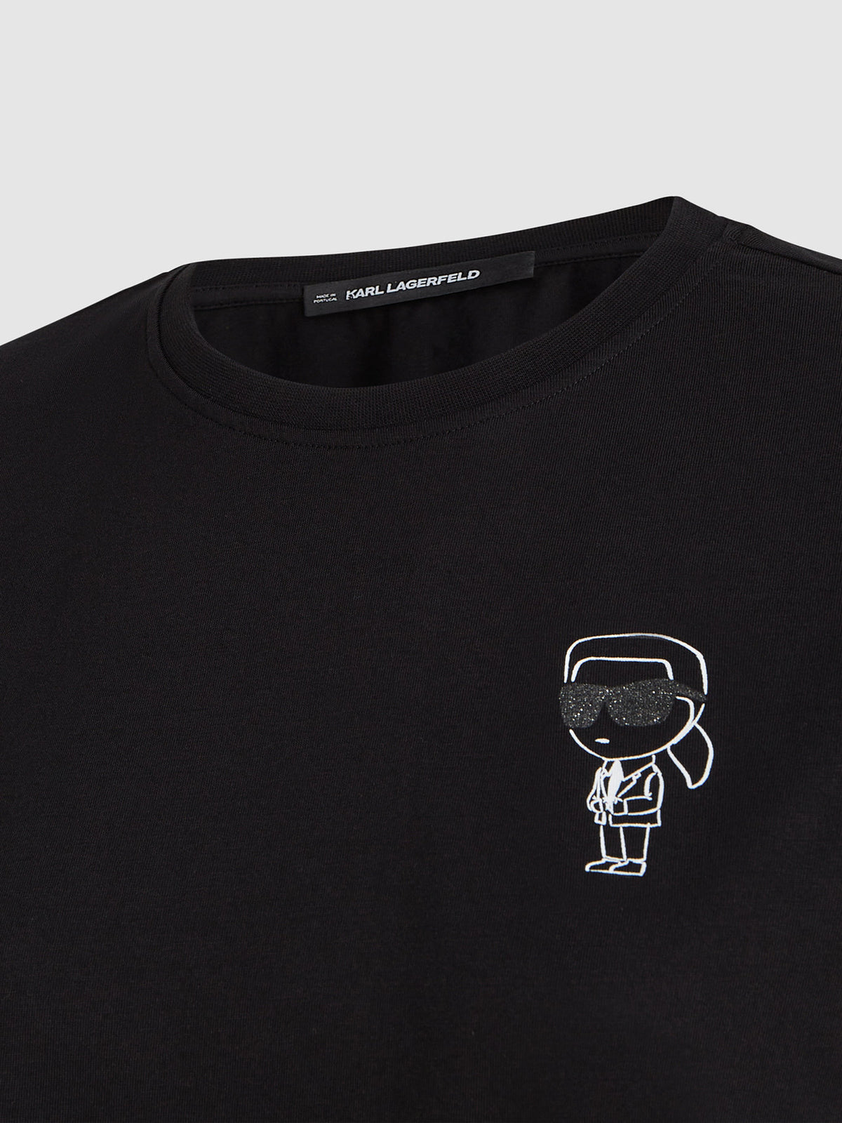 Camiseta Negra Mujer Karl Lagerfeld