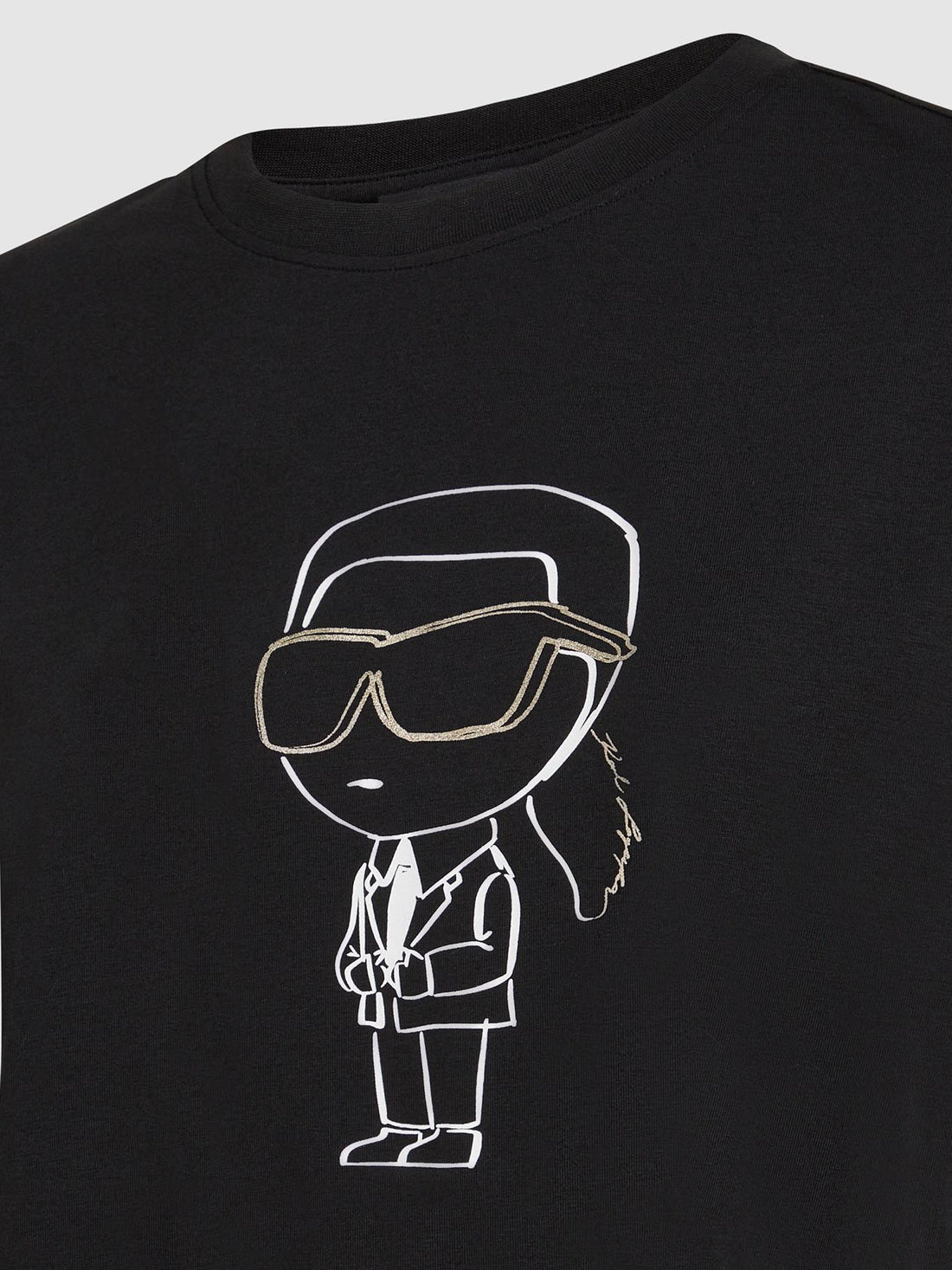 Camiseta Negra Mujer Karl Lagerfeld