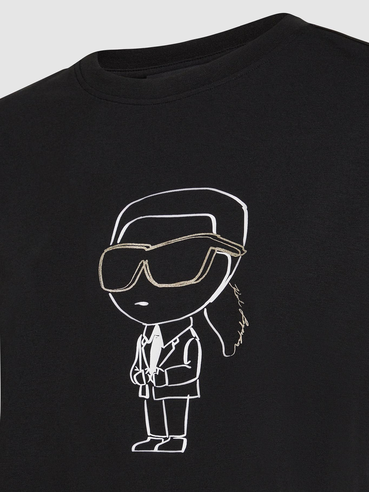 Camiseta Negra Mujer Karl Lagerfeld
