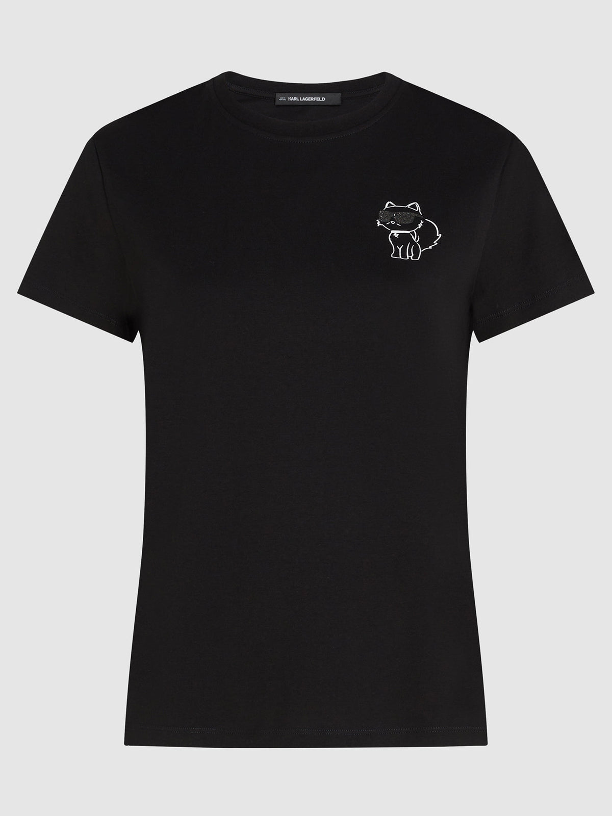 Camiseta Negra Mujer Karl Lagerfeld