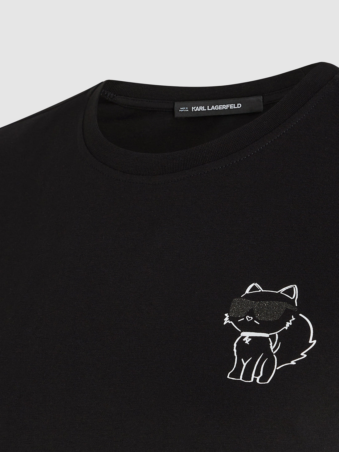 Camiseta Negra Mujer Karl Lagerfeld