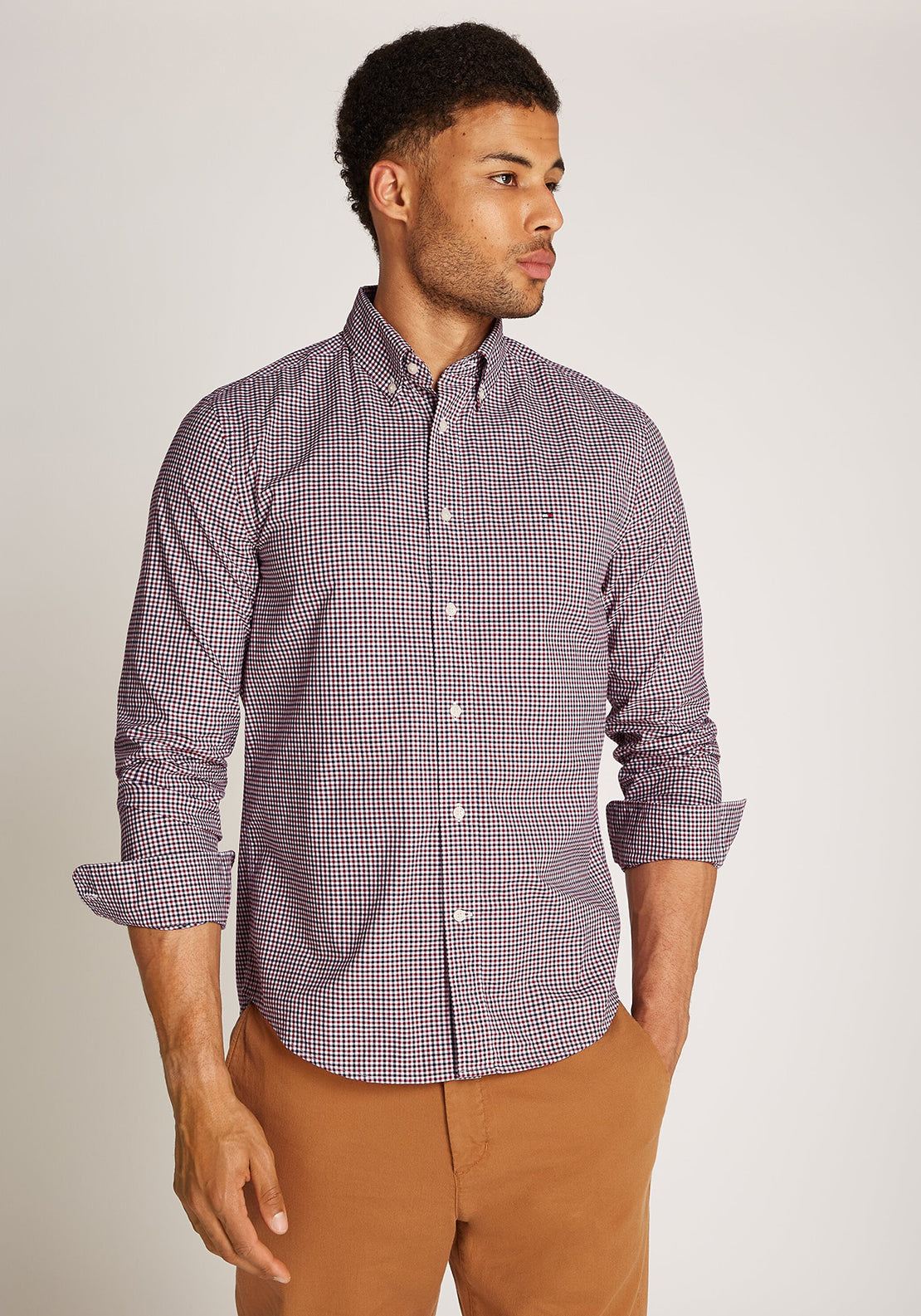 Camisa Tommy Hilfiger Regular Regatta Red