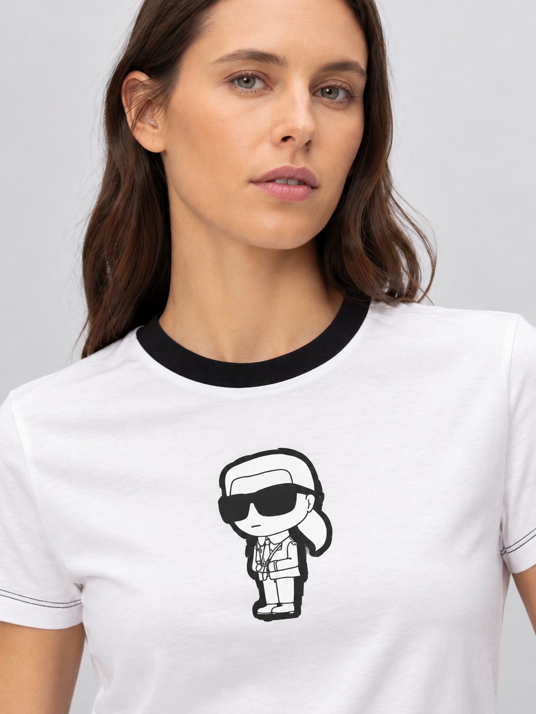 Camiseta Blanca Mujer Karl Lagerfeld