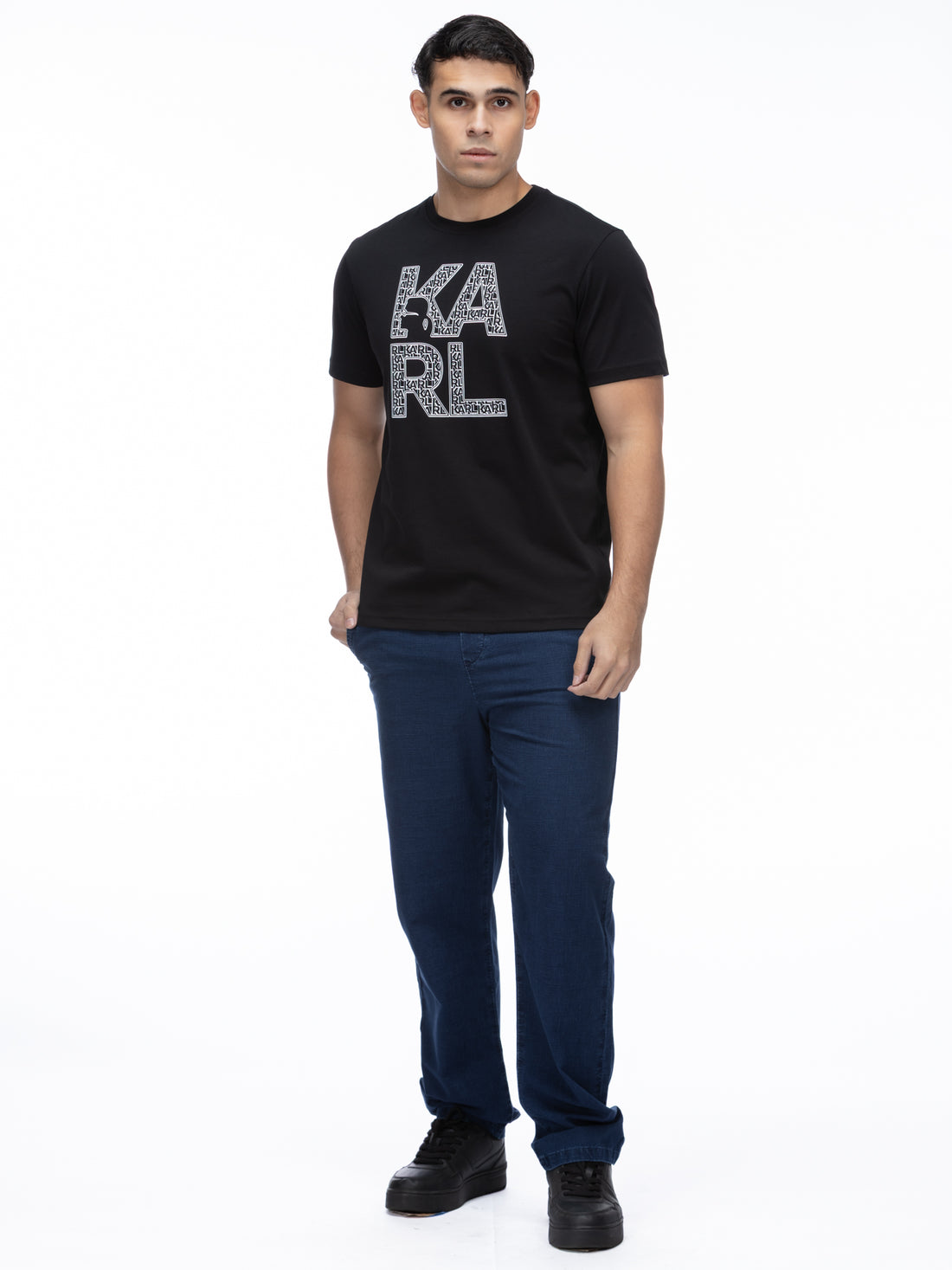 Camiseta Negra Hombre Karl Lagerfeld