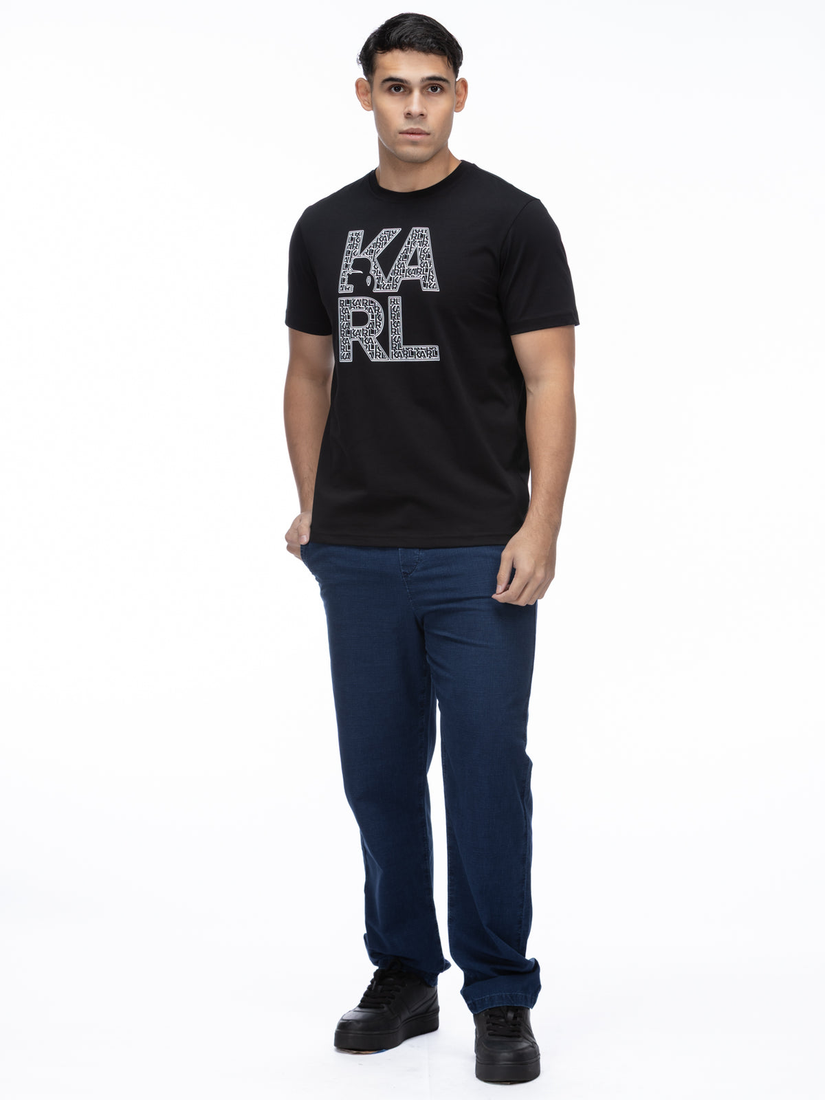 Camiseta Negra Hombre Karl Lagerfeld
