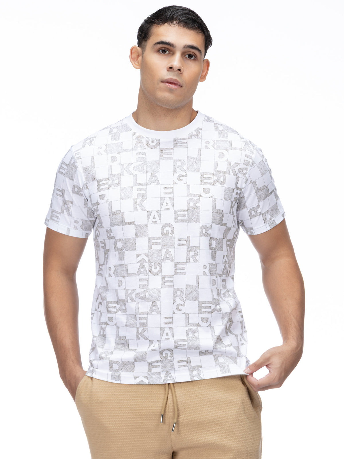Camiseta Blanca Hombre Karl Lagerfeld