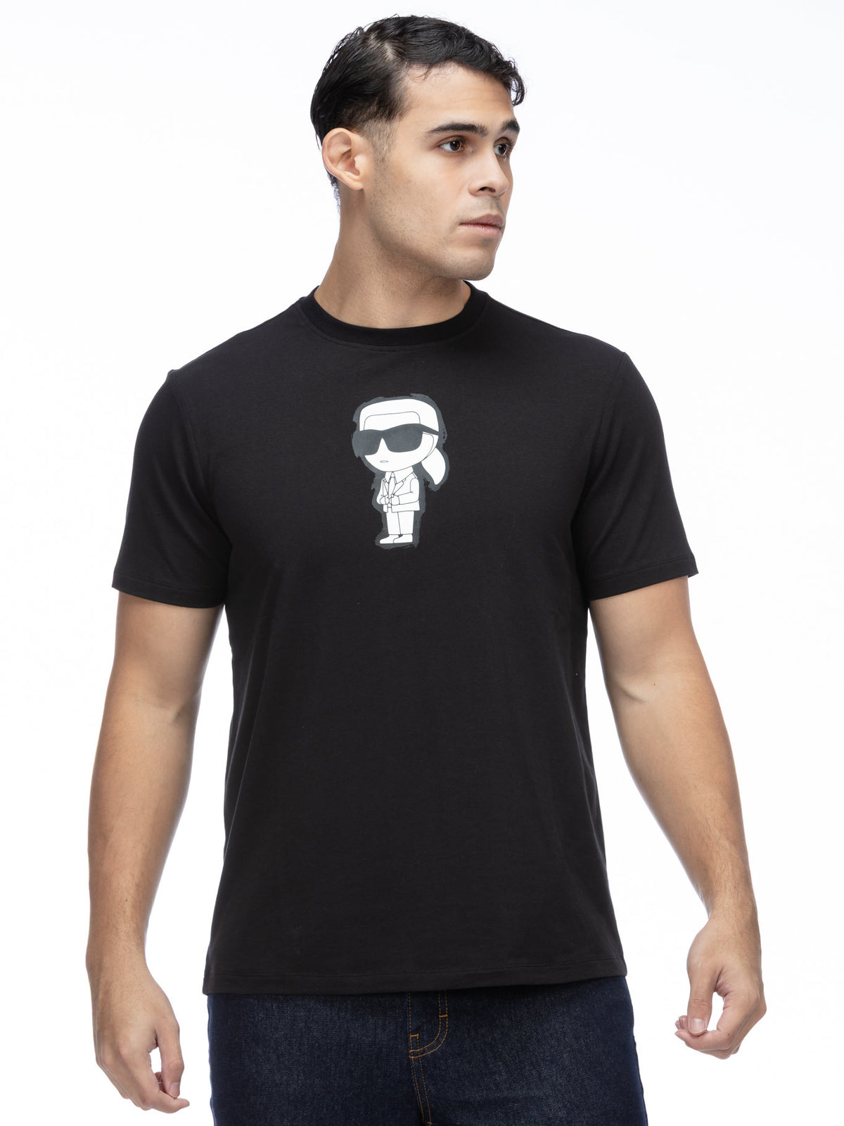 Camiseta Negra Hombre Karl Lagerfeld