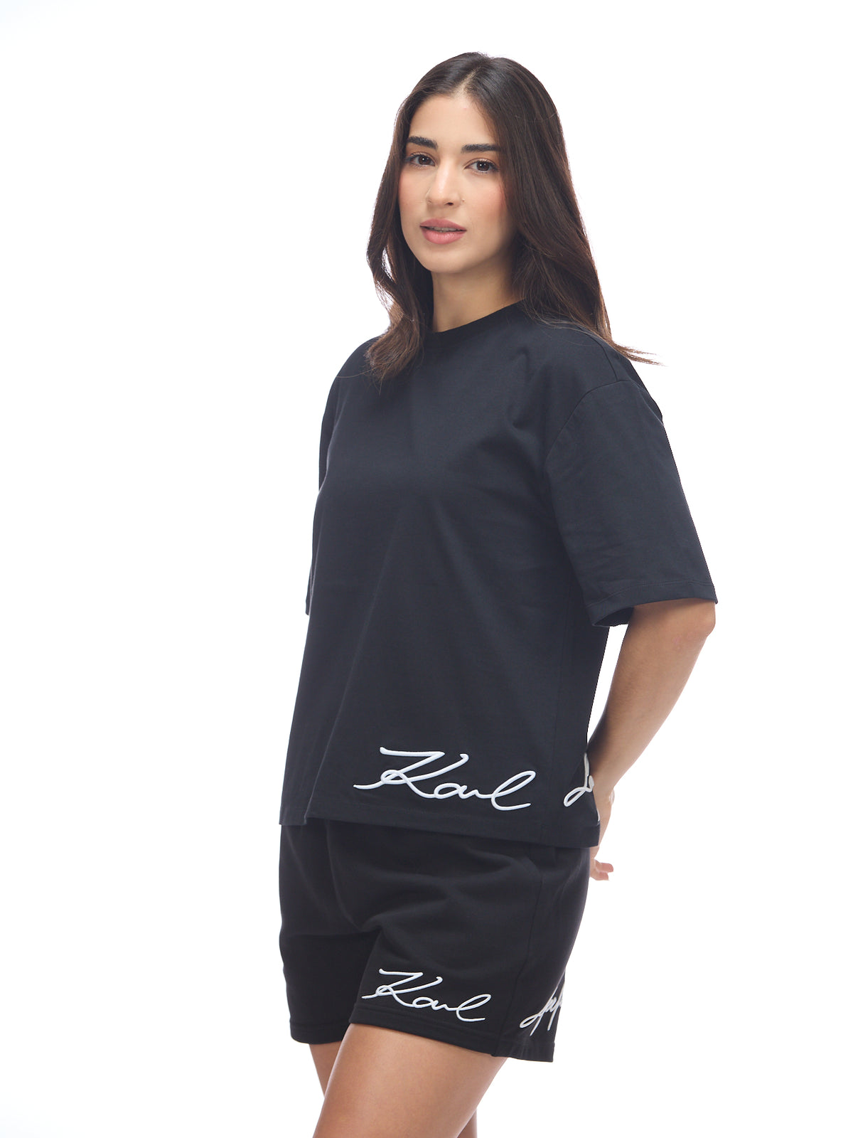 Camiseta Negra Mujer Karl Lagerfeld