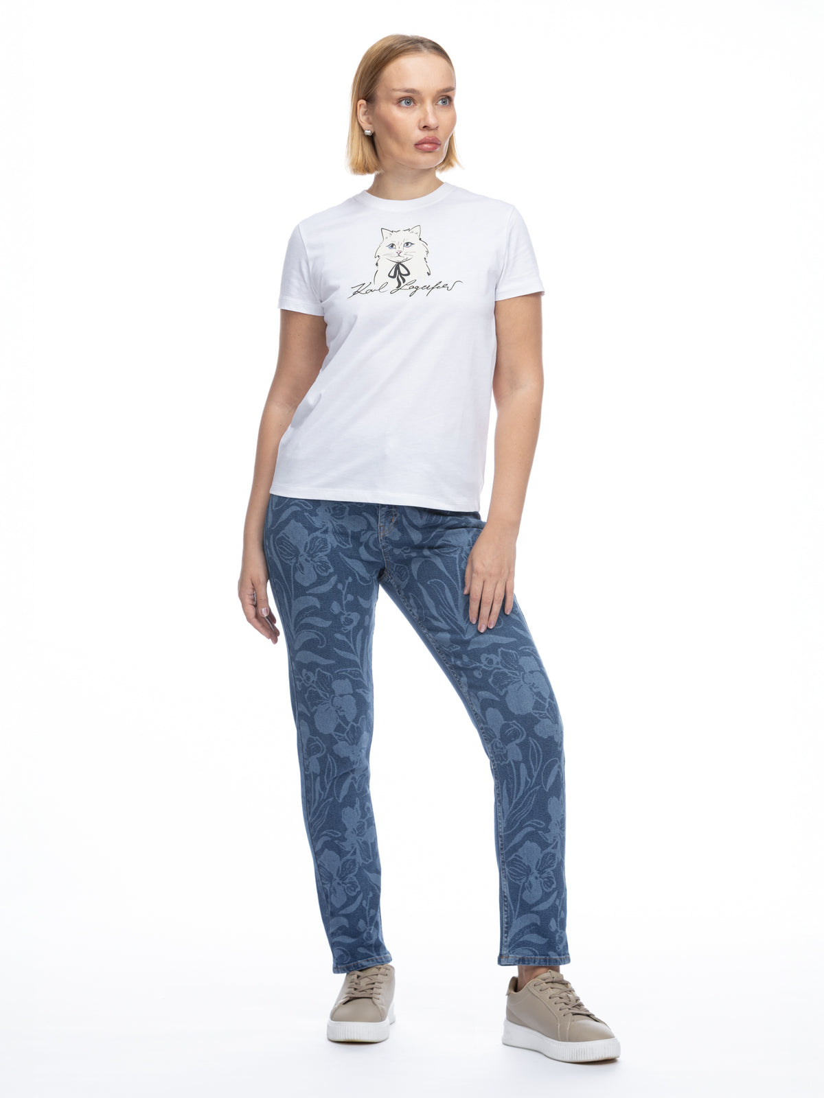 Camiseta Blanca Mujer Karl Lagerfeld