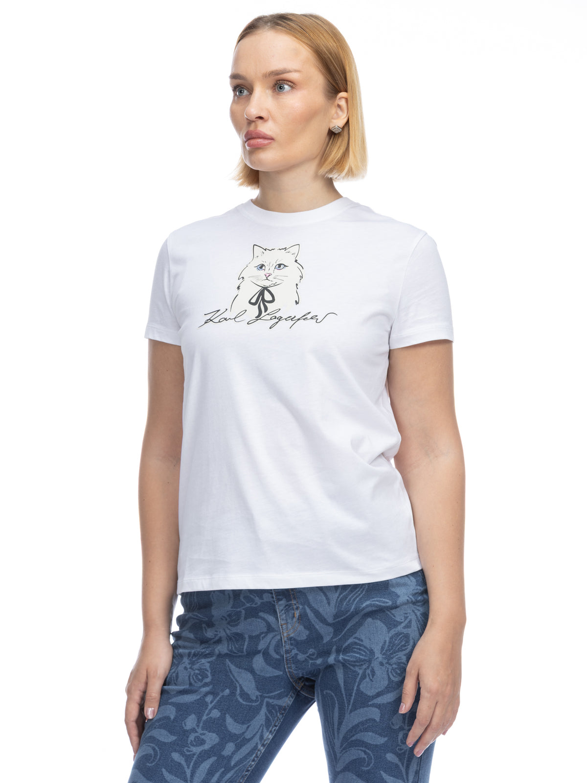 Camiseta Blanca Mujer Karl Lagerfeld