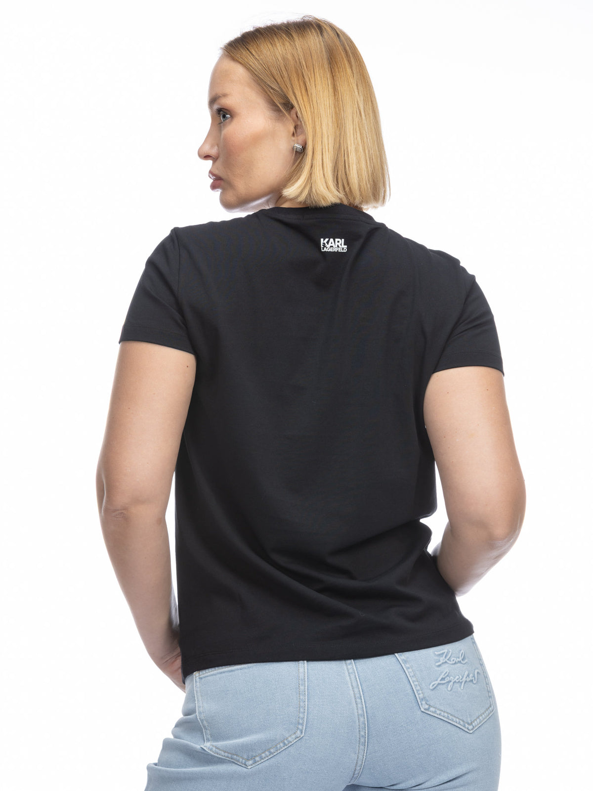 Camiseta Negra Mujer Karl Lagerfeld