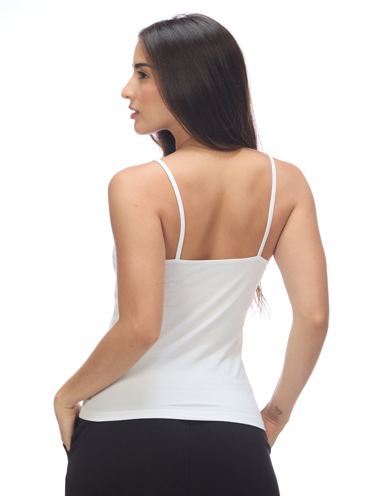 Strap Tank Blanco Mujer Karl Lagerfeld