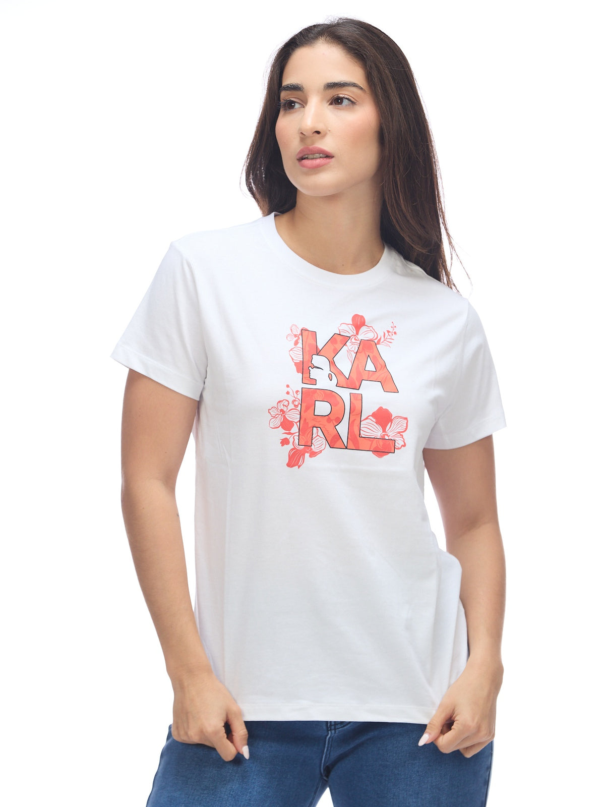 Camiseta Blanca Mujer Karl Lagerfeld