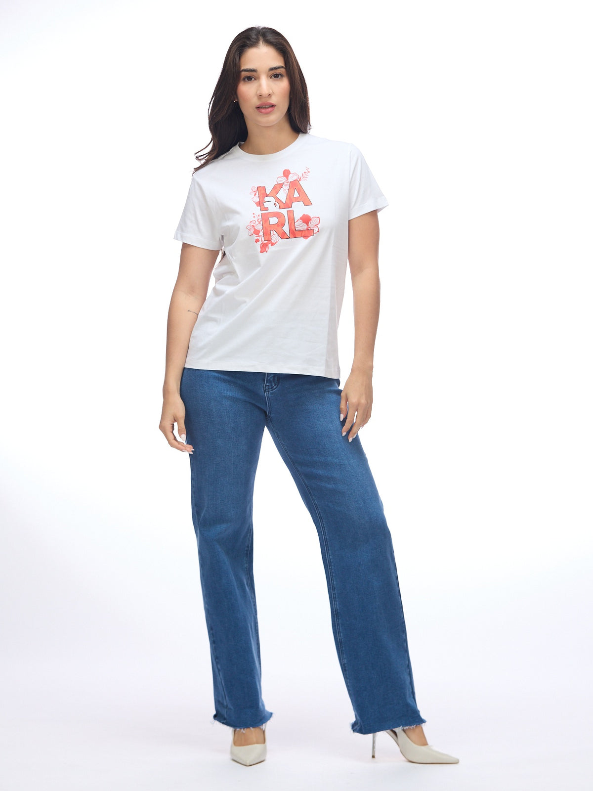 Camiseta Blanca Mujer Karl Lagerfeld