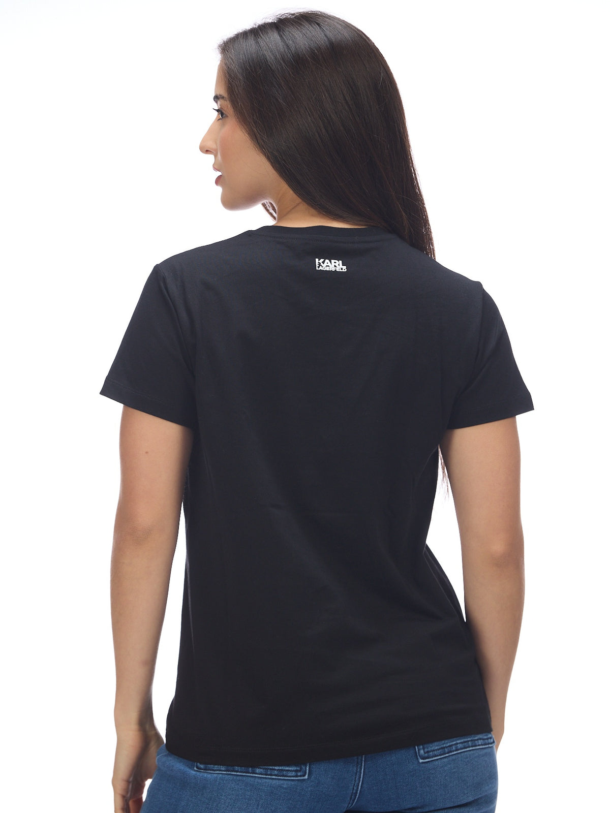 Camiseta Negra Mujer Karl Lagerfeld
