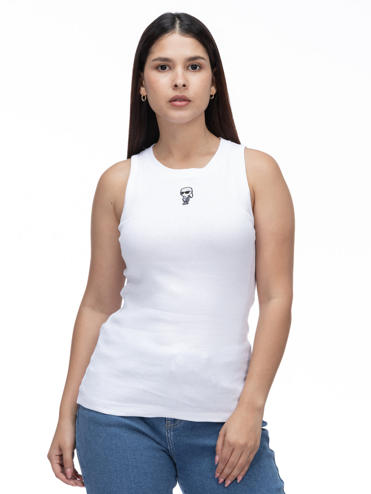 Tank Top Blanco Mujer Karl Lagerfeld
