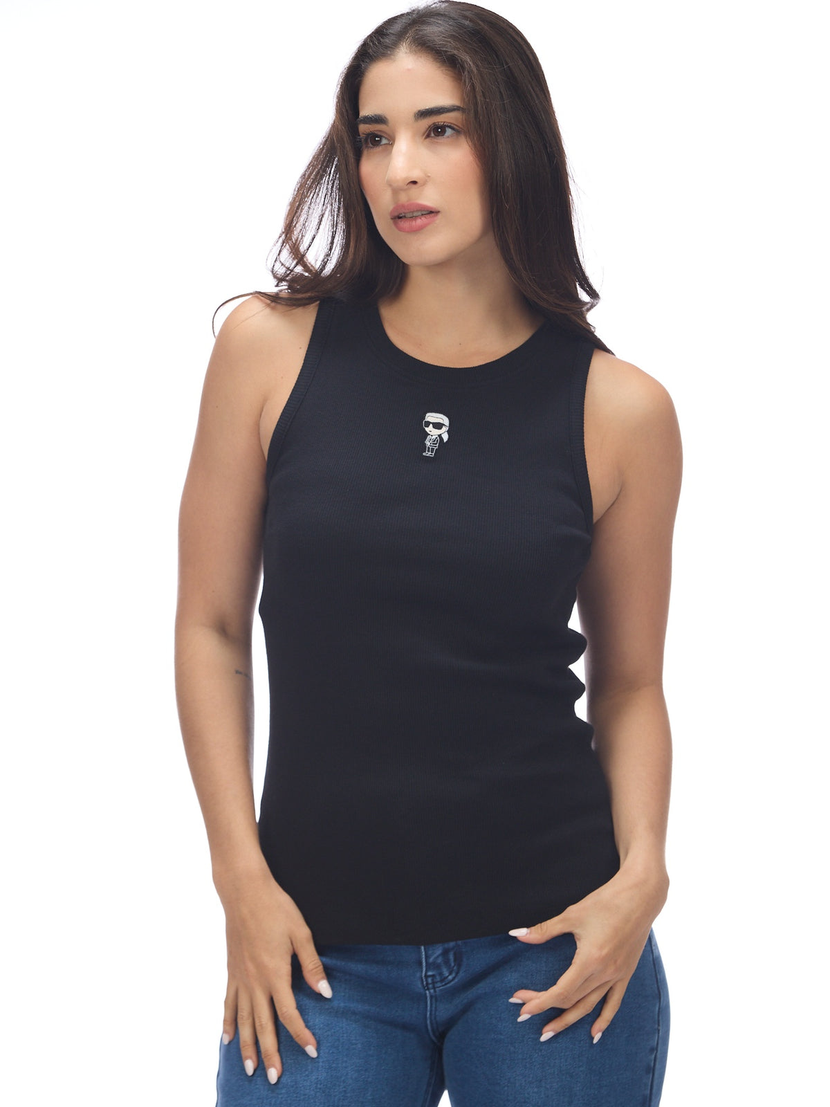 Tank Top Negro Mujer Karl Lagerfeld