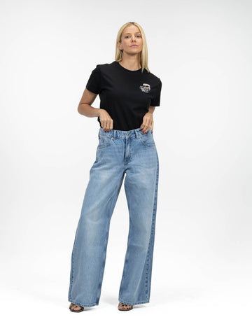 Camiseta Negra Mujer Karl Lagerfeld