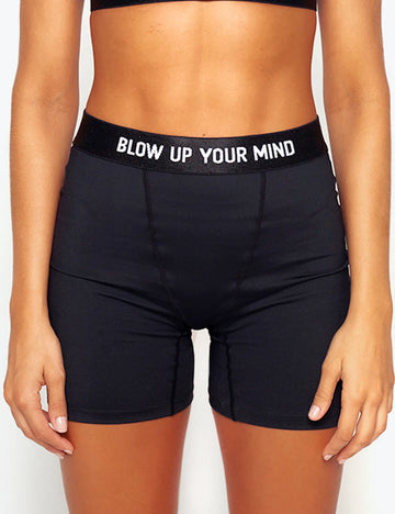 Short Bicker Blow Up Black L Short