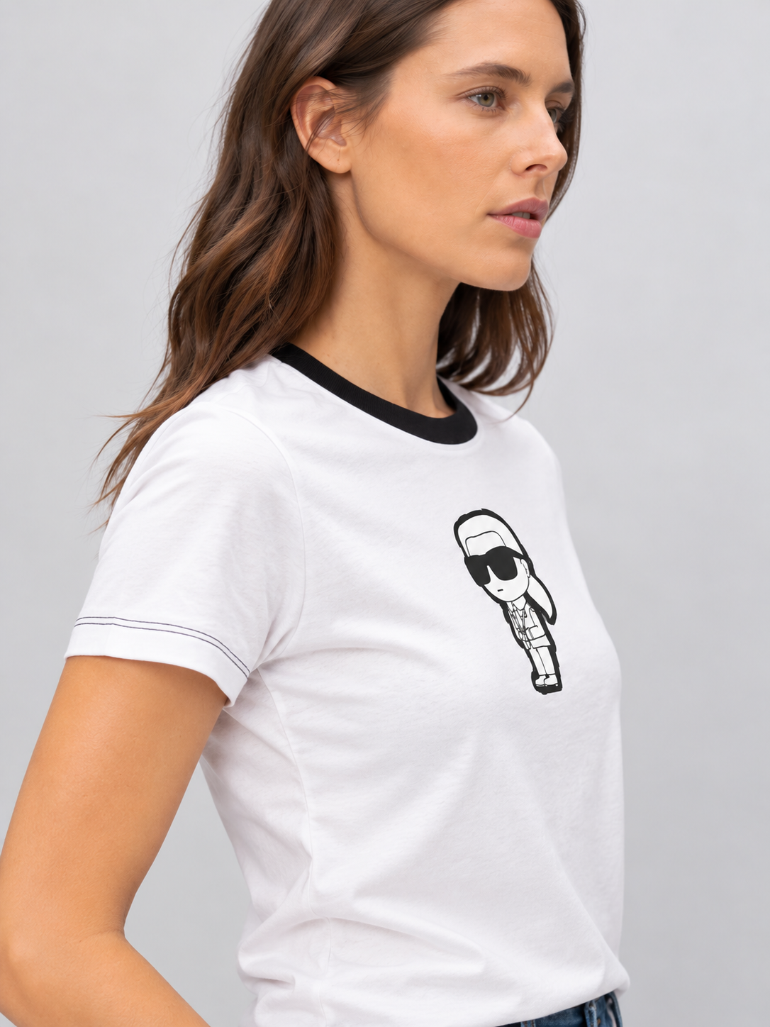 Camiseta Blanca Mujer Karl Lagerfeld