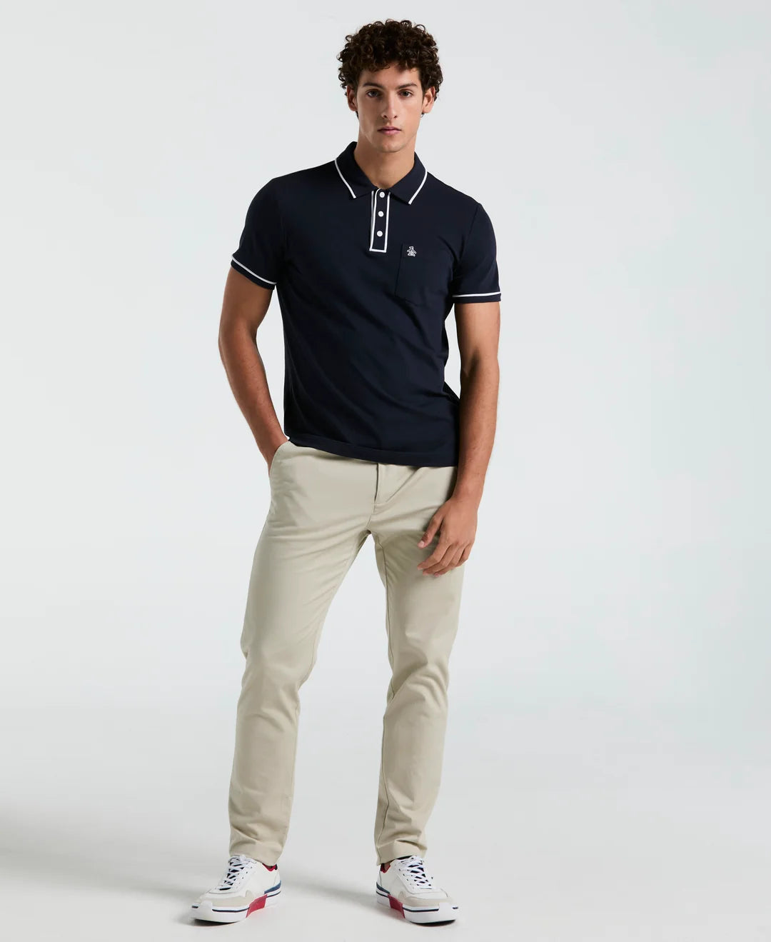 Polo Azul Hombre Penguin