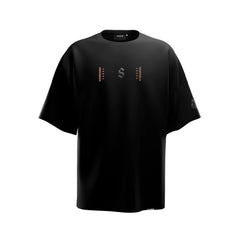 Crew Neck Oversize T-Shirt Black
