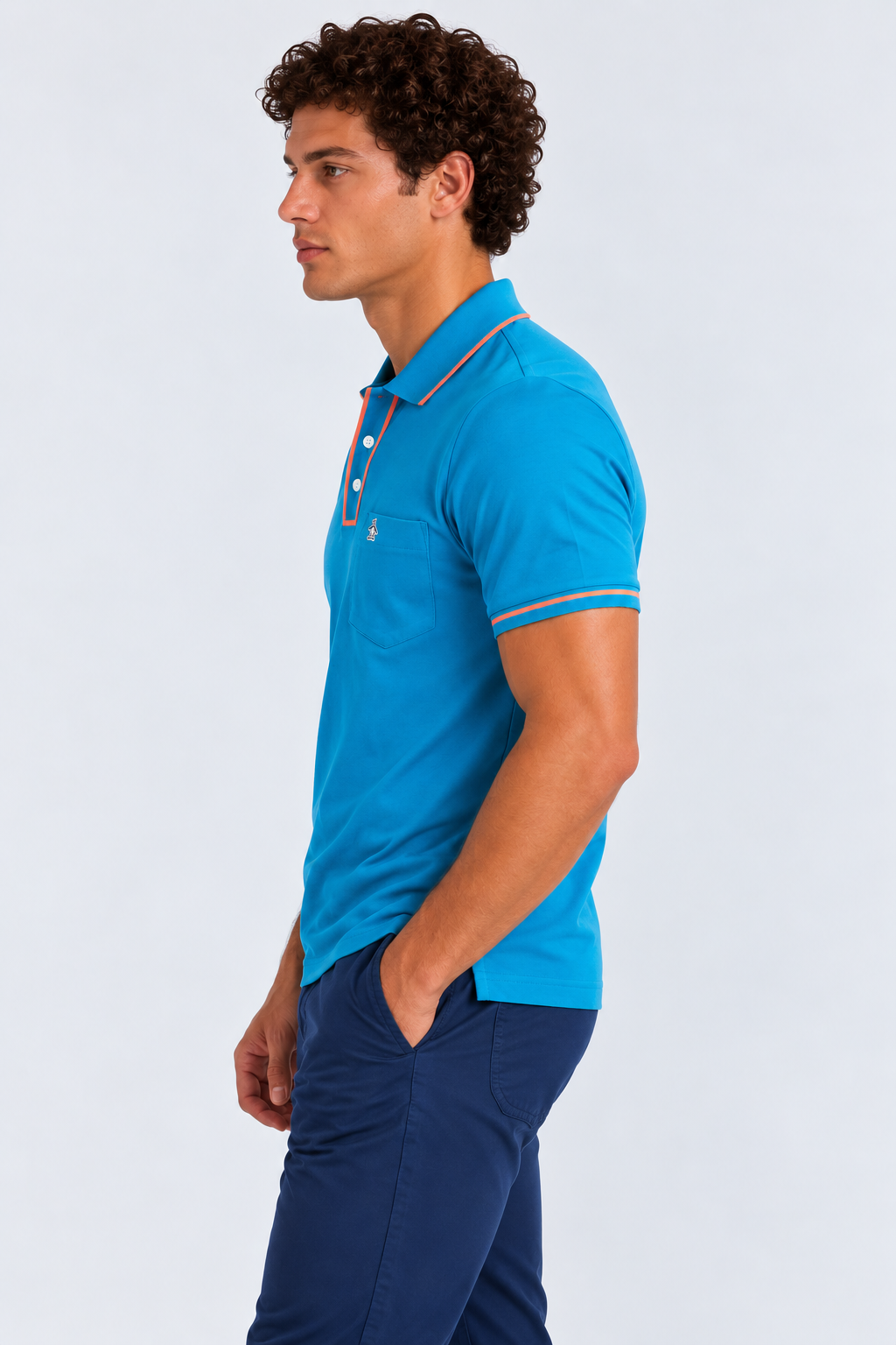 Polo Azul Hombre Penguin
