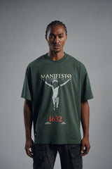 Camiseta Oversize Manifesto Cristo Crucificado