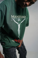 Camiseta Oversize Manifesto Cristo Crucificado