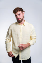 Camisa Hombre de Lino Nautica