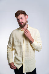 Camisa Hombre de Lino Nautica