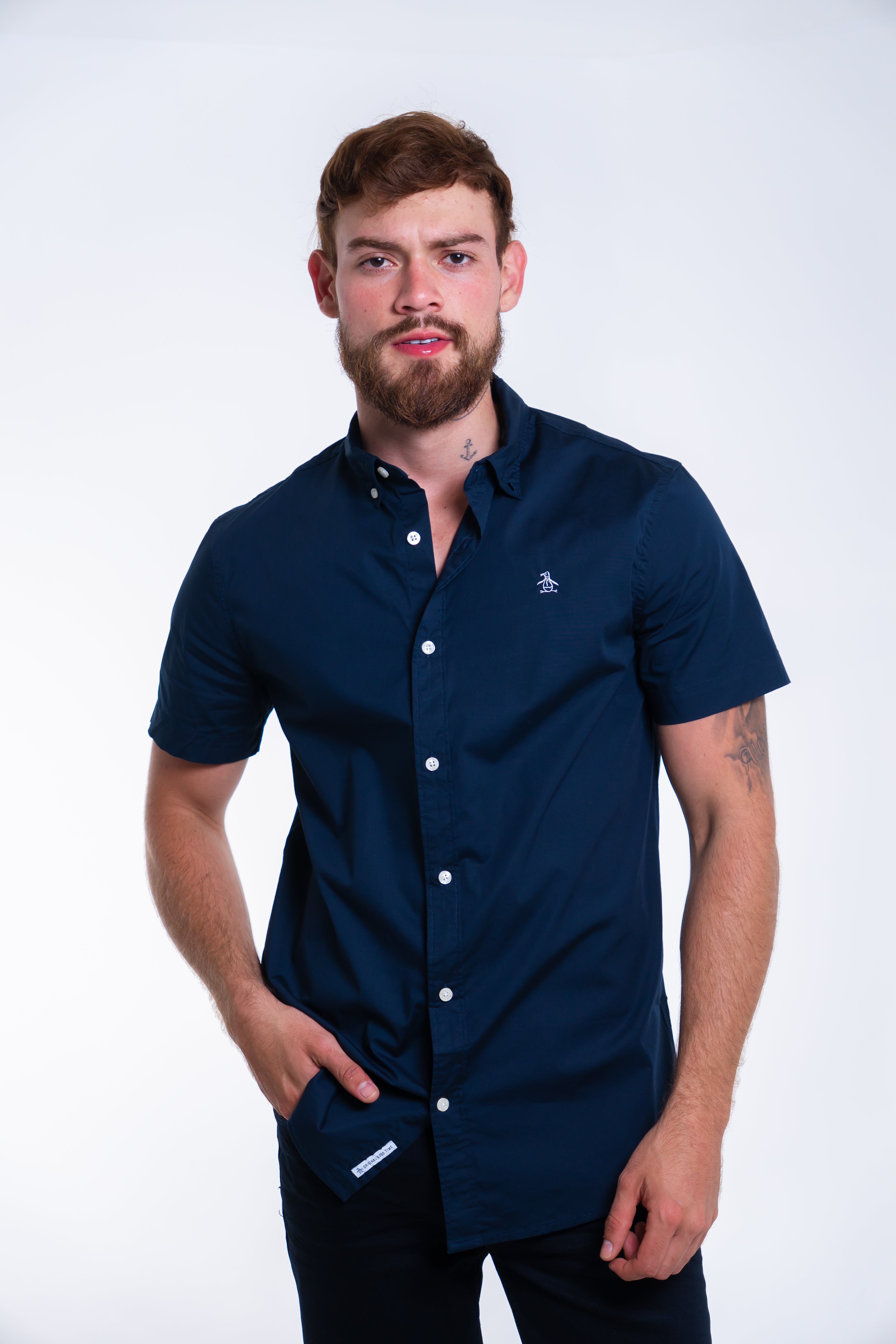Camisa Manga Corta Penguin Camisas