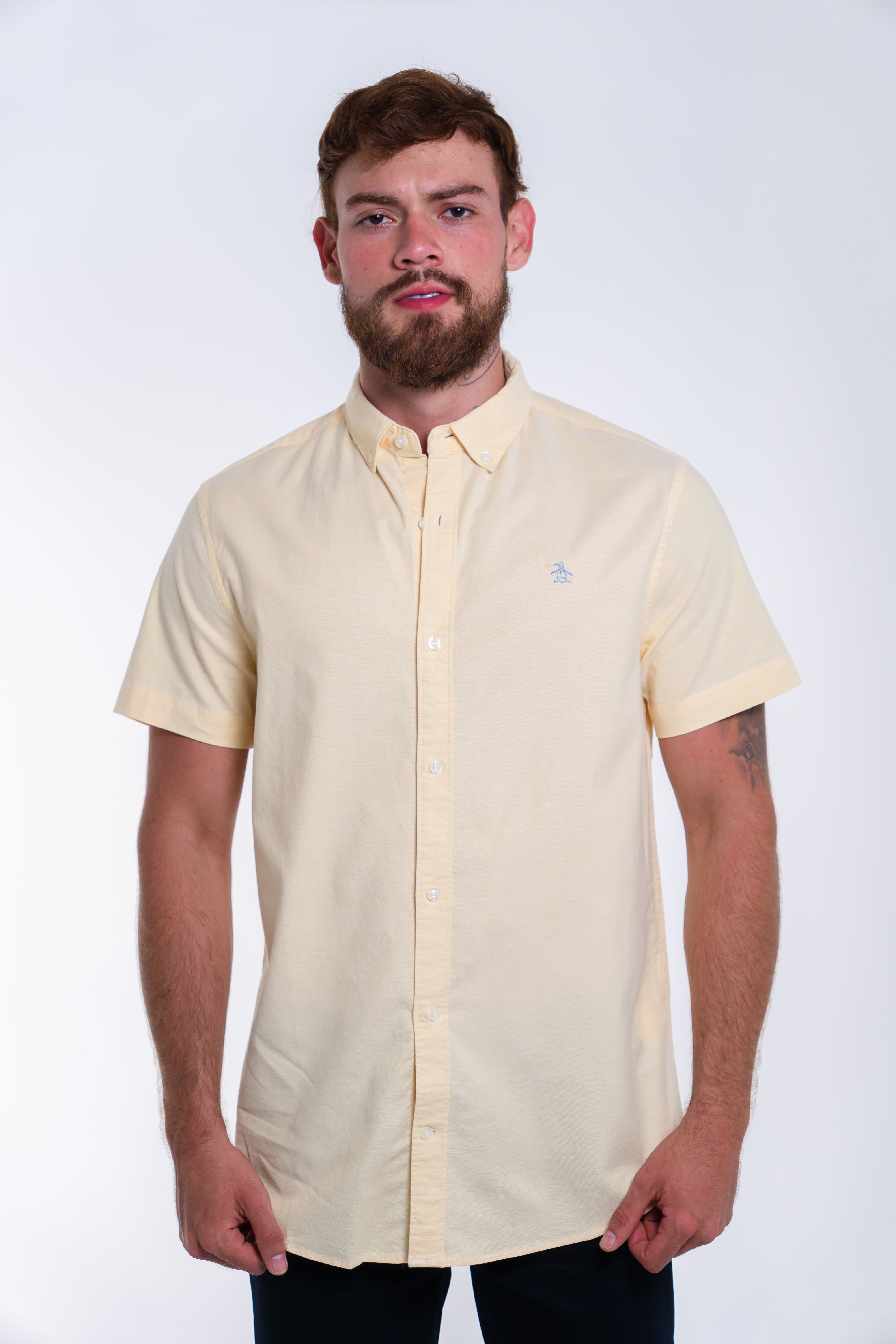 Camisa Manga Corta Penguin Oxford Camisas