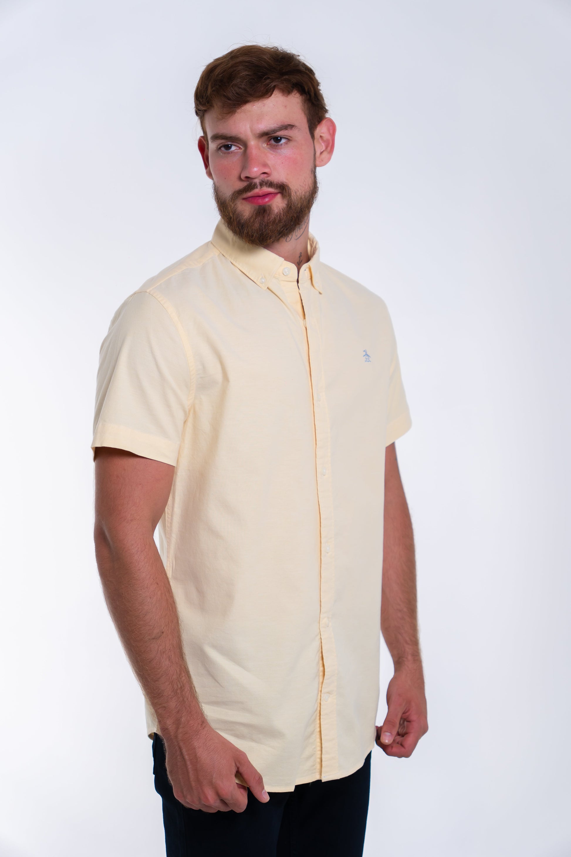 Camisa Manga Corta Penguin Oxford Camisas