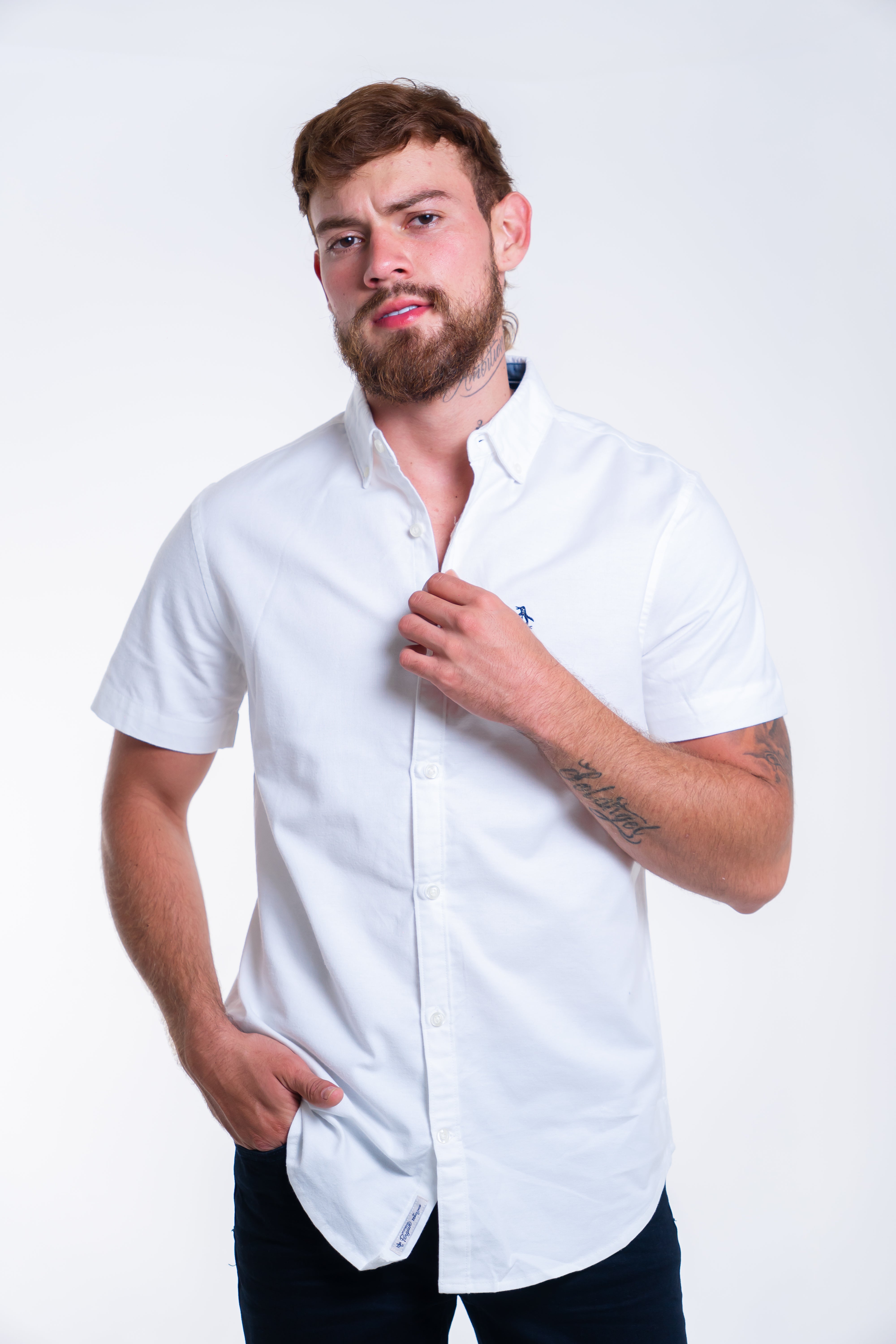 Camisa Manga Corta Penguin Oxford Camisas