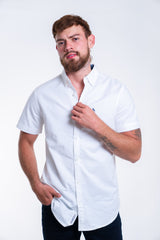 Camisa Manga Corta Penguin Oxford Camisas