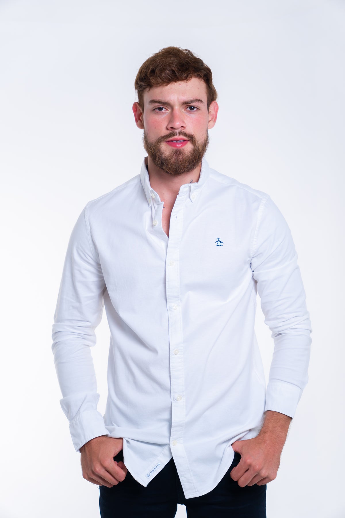 Camisa Penguin Oxford