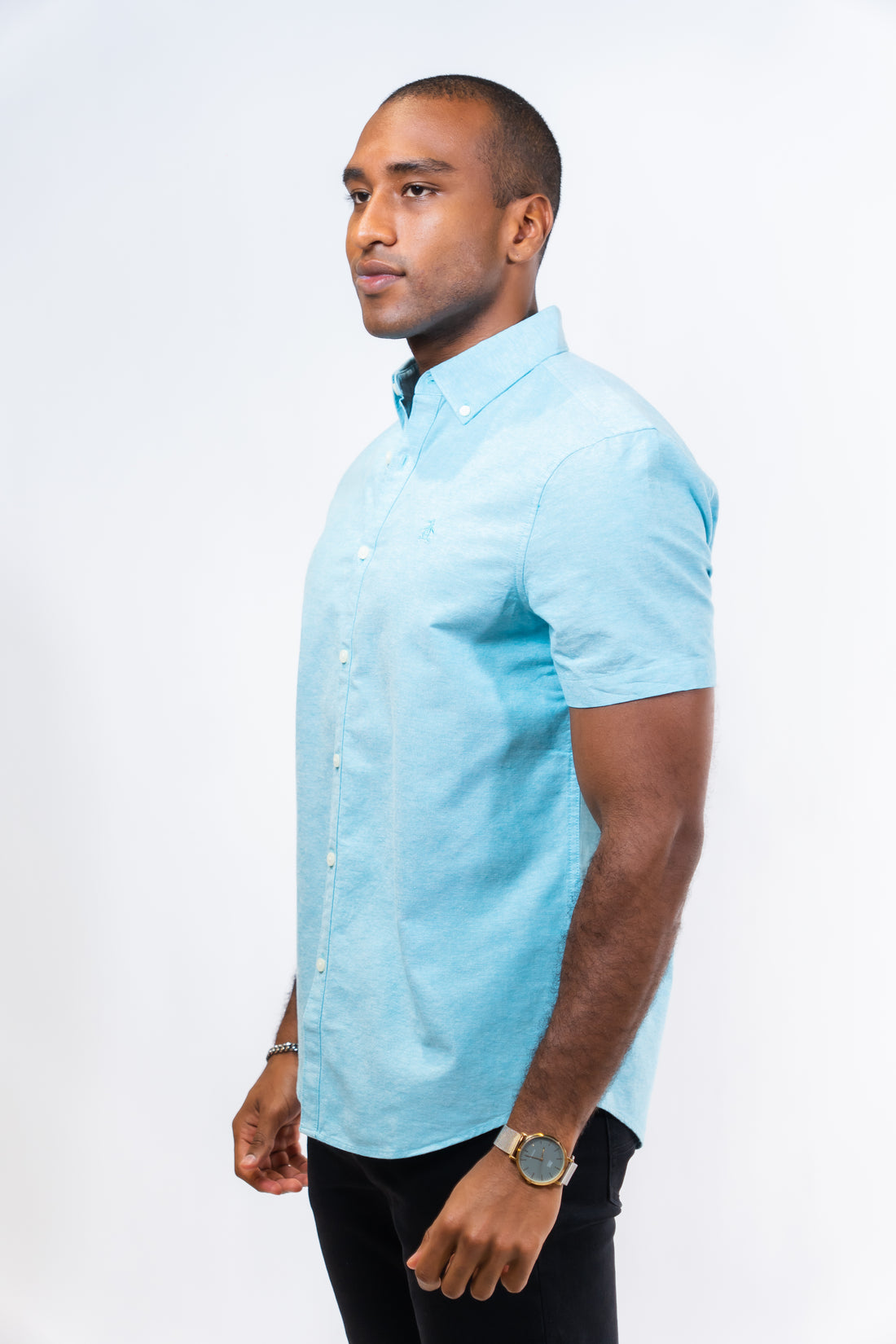 Camisa Hombre Manga Corta Penguin