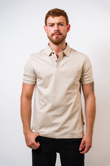 Polo Beige Hombre Carven