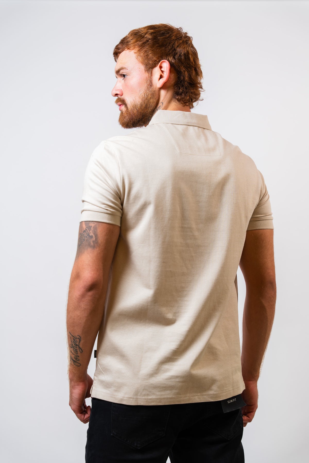 Polo Beige Hombre Carven