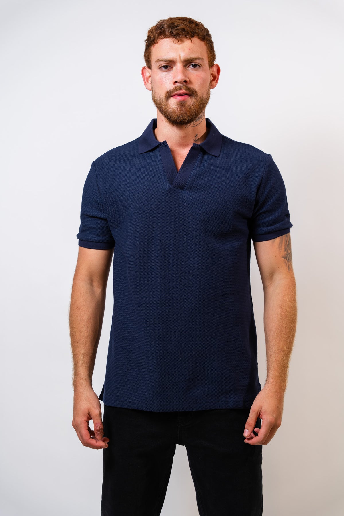 Polo Azul Hombre Carven