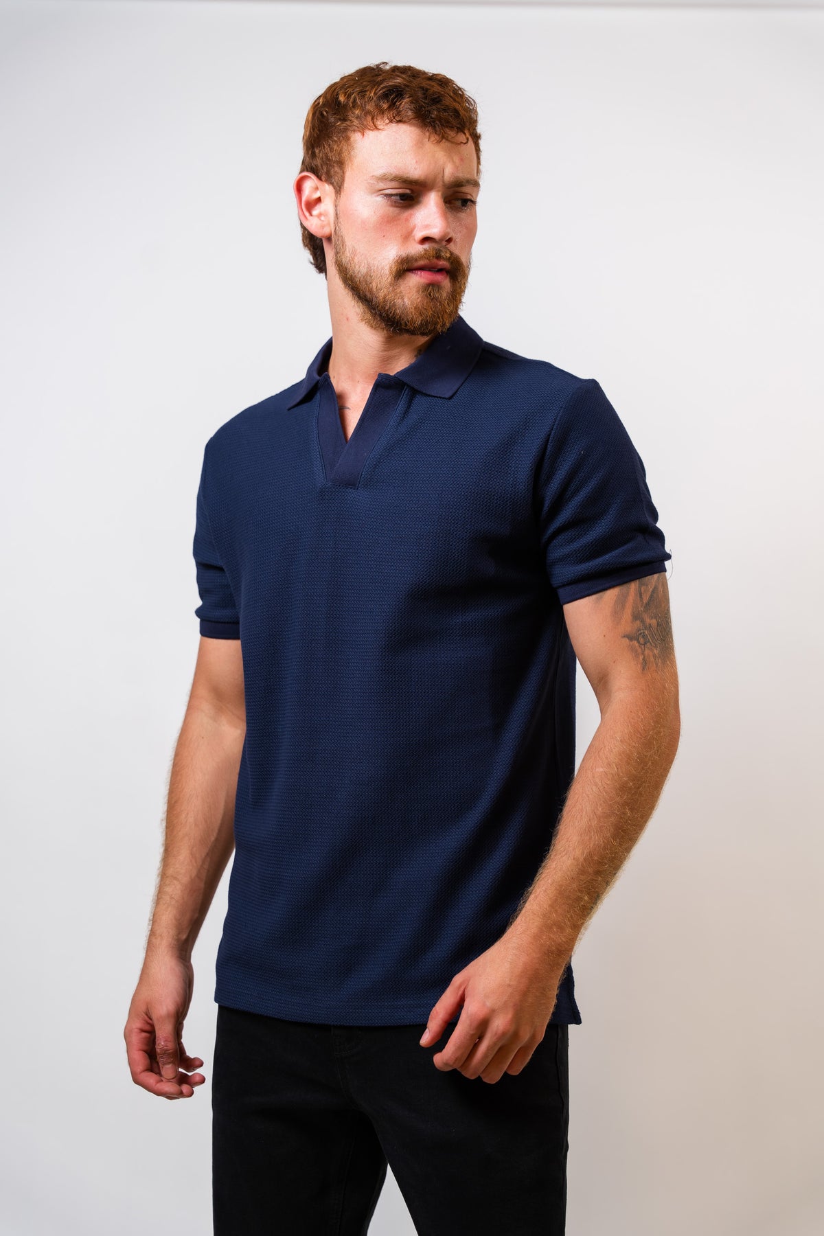 Polo Azul Hombre Carven