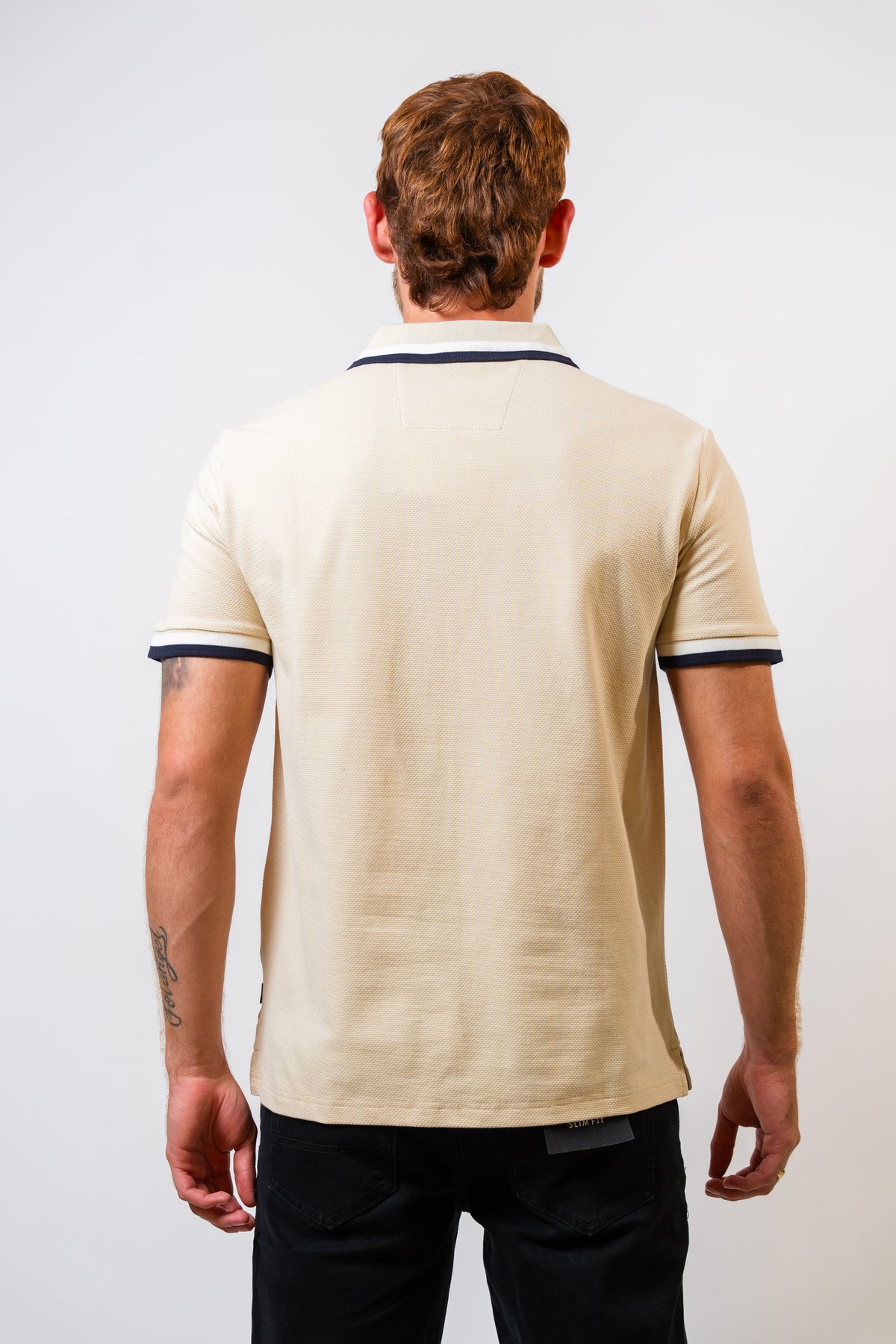 Polo Beige Hombre Carven