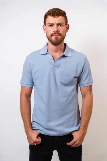 Polo Celeste Hombre Carven