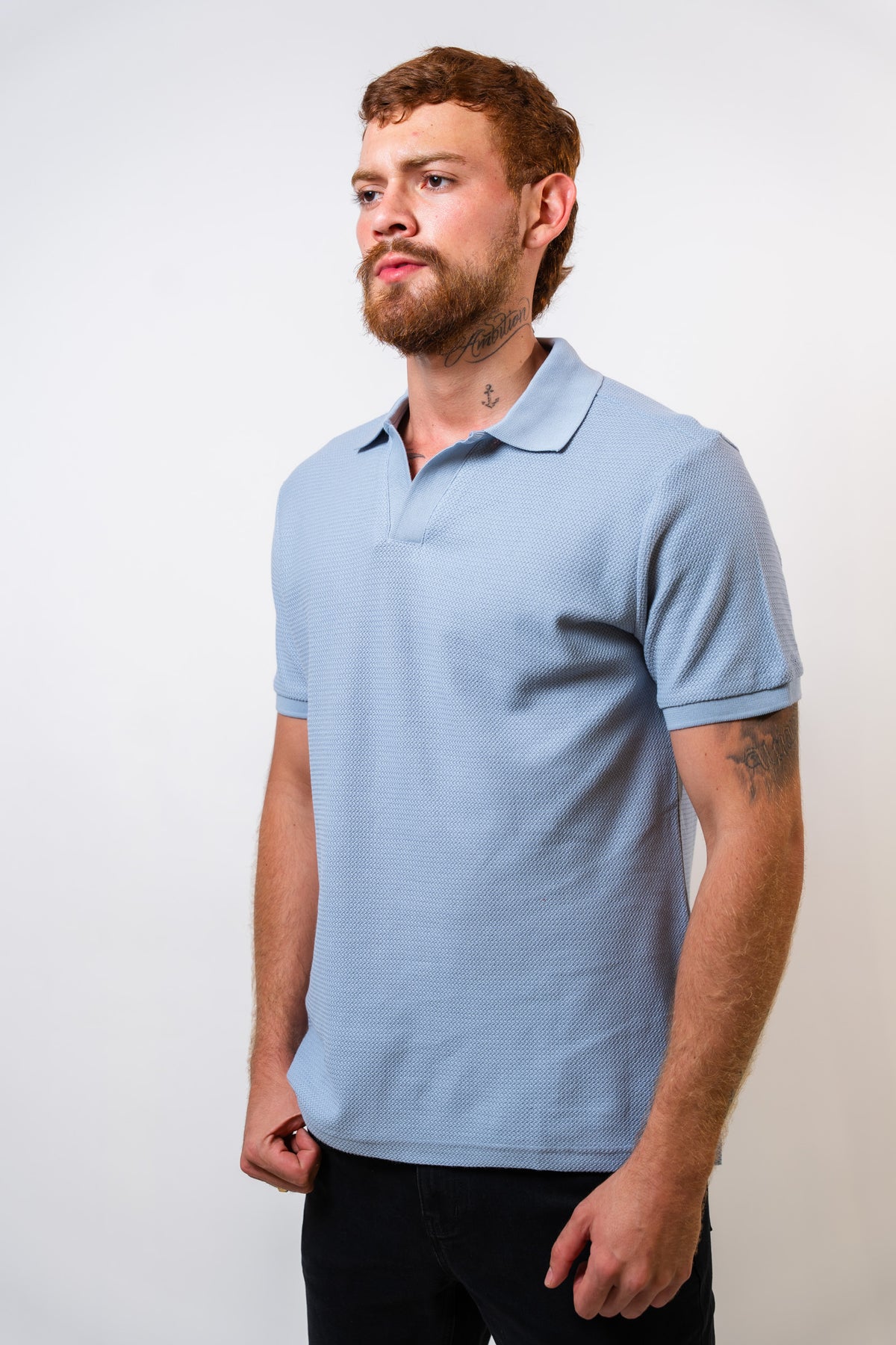 Polo Celeste Hombre Carven